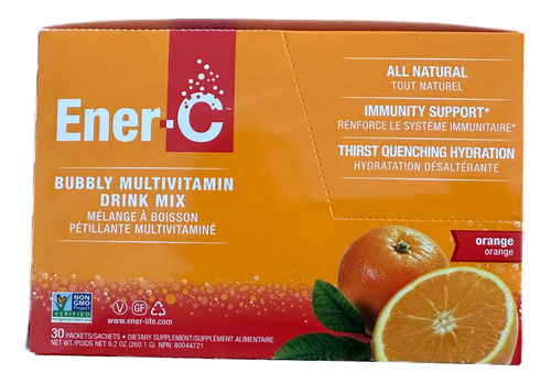 Ener-c Bebida Multivitaminico Naranja 30sobres