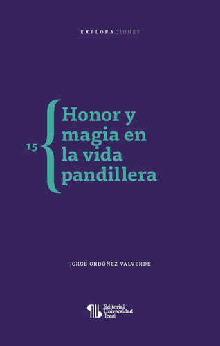 Honor y magia en la vida pandillera, de Jorge Ordóñez Valverde. Editorial Universidad Icesi, tapa blanda en español, 2021