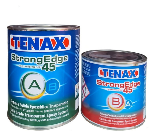Pegamento Epóxi Strong Edge 45 A+b Tenax 1,5 Kg