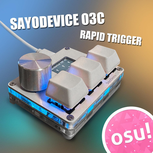 Sayodevice Osu O3c Interruptores Hall De Disparo Rápido ...