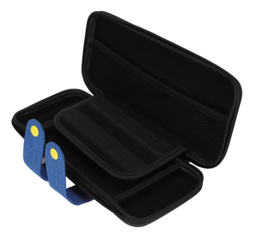Funda De Juego Azul Con Doble Cremallera, Con Carcasa Rígida