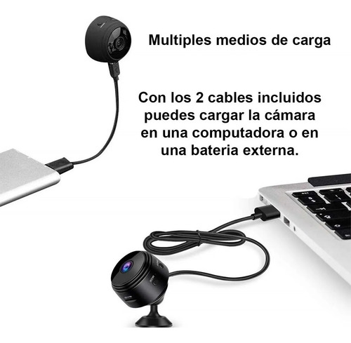Mini Cámara Espía Hd 1080 Wifi Con Batería Magnética De 150