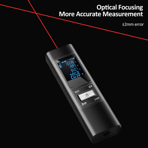 Medidor De Distancia S-40 Telémetro Portátil De 40 M ± 2 Mm