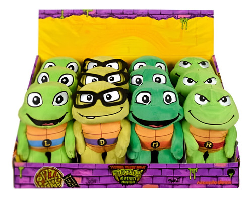 83170 Peluches Tortugas Ninja Originales 15cm Pelicula 