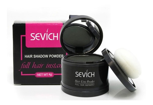 Imagen 7 de 10 de Sombra Sevich Cubre Canas Y Calvicie Barba Colores 4grs.