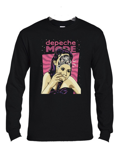 Polera Ml Depeche Mode Robot Face Pop Abominatron