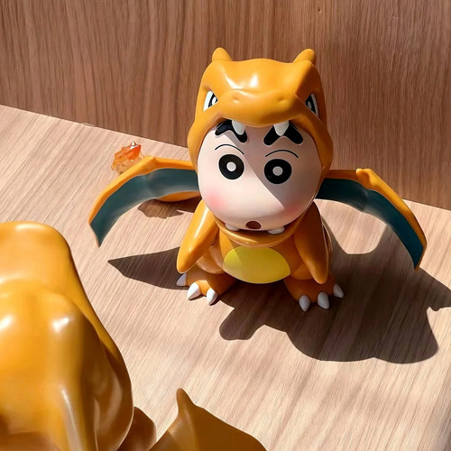 Figura De Anime Crayon Shin-chan Cos Charizard, Modelo De Ju