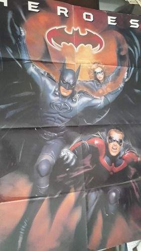 Revipóster Oficial Héroes Batman Y Robin. Mega Póster 72 X 5