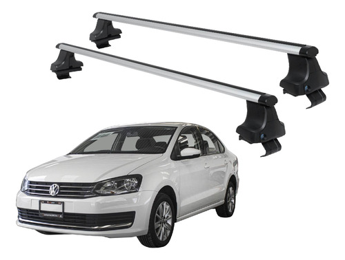 Barras Portaequipaje Aluminio Rack Vw Vento 2014-2022 Torus