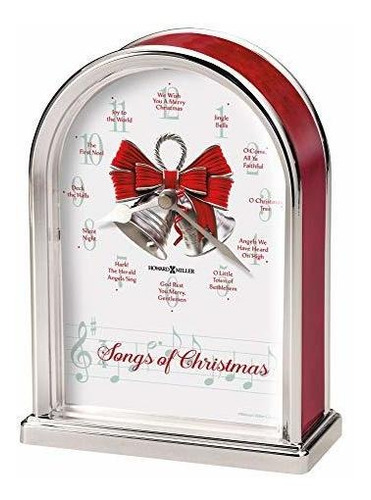 Howard Miller Songs Of Christmas Reloj De Mesa 645-820 Arco 