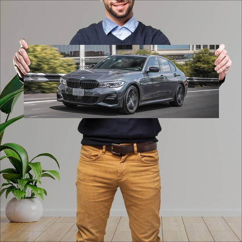 Cuadro 30x80cm Auto 2019 Bmw 3 Series M Sport Sh 723