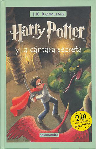 Libro Harry Potter Y Cámara Secreta Tapa Dura En Español