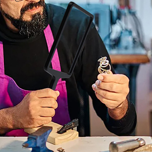 Ayuda De Lectura De Lupa De Mano Para Joyería De Libros De