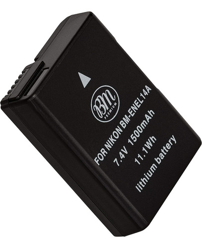 Bm En-el14 En-el14 A Premium   Bateria Para Nikon Coolp