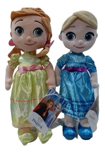 Elsa Y Anna  Mod 36  Peluche     Frozen Disney Set 2 Princes