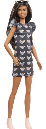 Barbie Fashionista Doll # 140 - Vestido Estampado De Raton