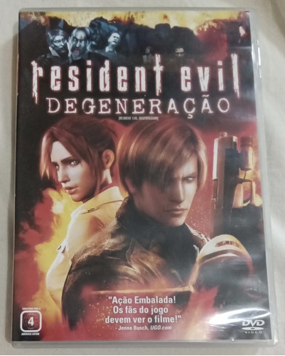 Dvd Filme Resident Evil Degeneração - Seminovo 
