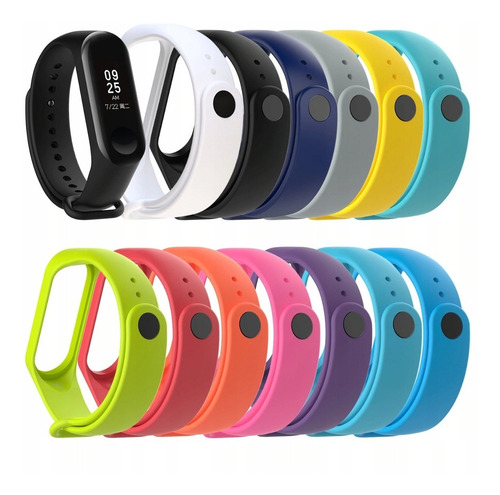 Imagen 4 de 10 de Pulsera Correa P/ Xiaomi Mi Band 5 Band 6 Reemplazo Malla!