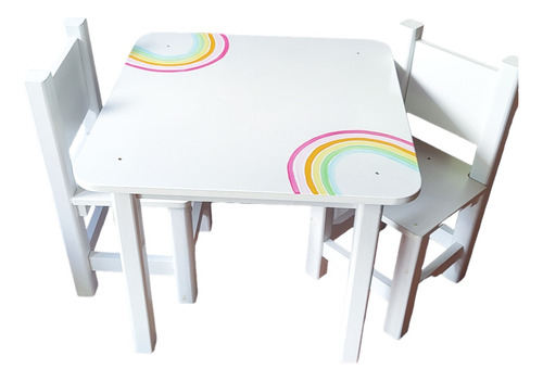 Mesa Infantil Didáctica Con 2 Sillas