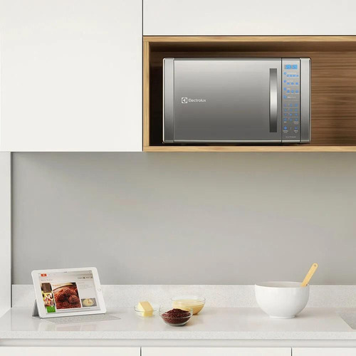 Micro-ondas Electrolux 31 Litros E Grill Prata - Me41x 220V - Excelente (Recondicionado)
