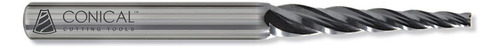 Conica Tool Company Aax-253 C 1,5 ° Carburo End Molino  X 1