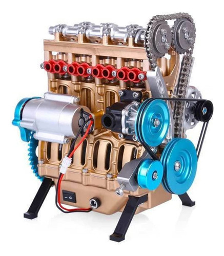 Kit De Modelo De Motor De Resina Car Engine Diy Toy