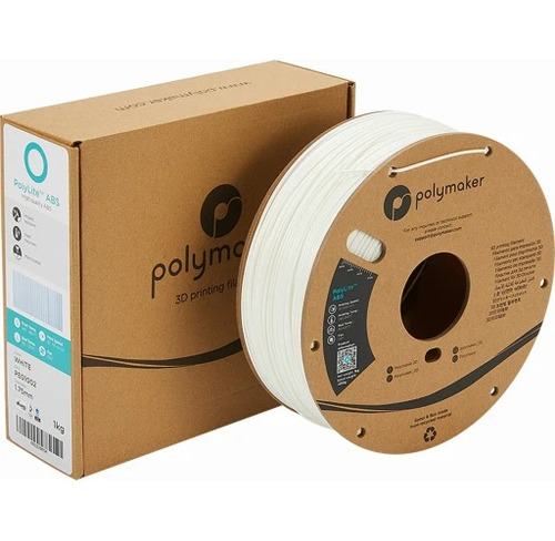 Filamento Polylite Abs Blanco 1.75mm 1kg.