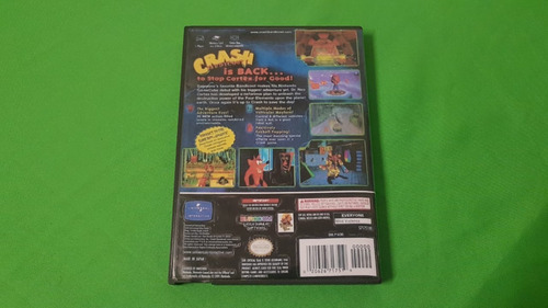 Crash Bandicoot The Wrath Of Cortex Gamecube Portada Custom (Usado)