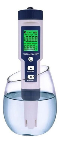 Probador De Agua Ph/tds/ec/temperatura/salinidad