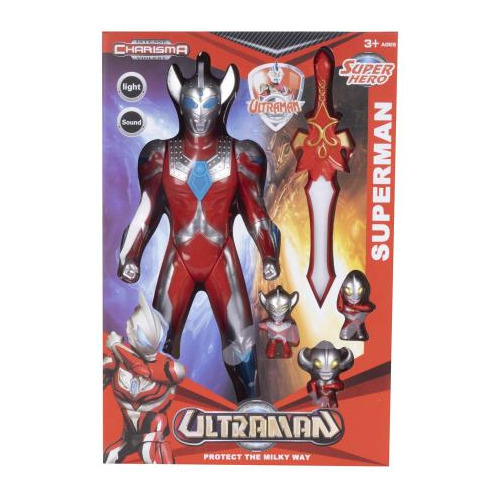 Set De Figura Ultraman Con Sonidos Y Accesorios 