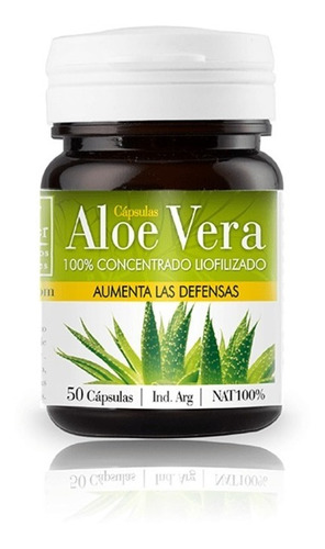 Aloe Vera Natier X50 Capsulas 100% Natural