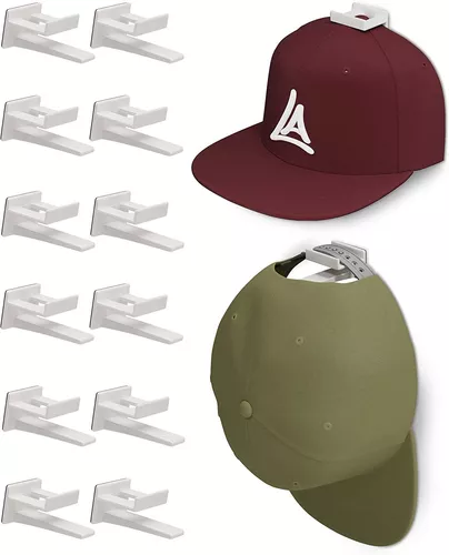 Kleemeiero 12 PZS Colgador Gorras pared, Gancho Adhesivo para