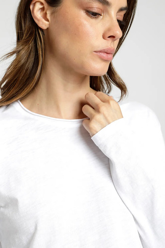 Polera Mujer Manga Larga De Algodón Orgánico Froens