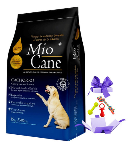 Comida Para Perro Cachorro Mio Cane Super Premium 15 Kg