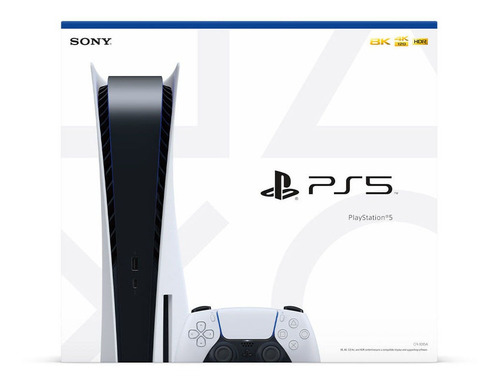 Imagen 4 de 4 de Sony Playstation 5 825gb Standard Color Blanco Y Negro