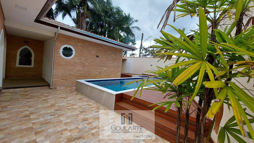 Imagem 2 de 30 de Casa Alto Padrão Com 4 Suítes E Lazer À Venda Em Guarujá/sp - 3535