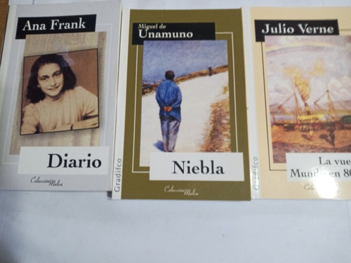 Diario Ana Frank/niebla/vuelta Mundo80 Dias.version Integra