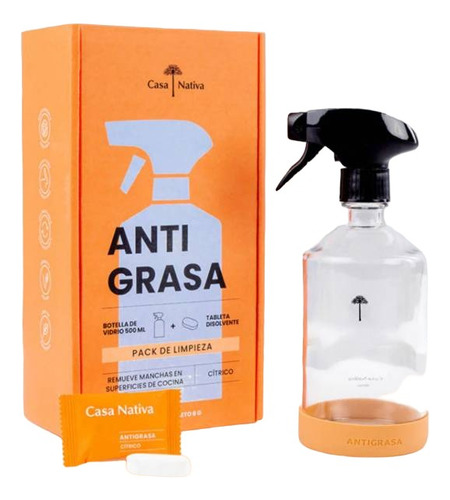 Kit Inicial Antigrasa Casa Nativa 500ml Premium