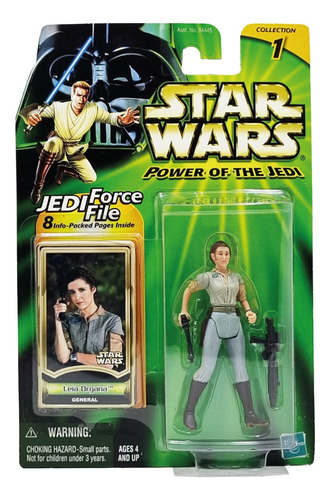 Hasbro - Star Wars - Power Of The Jedi - Leia Organa General