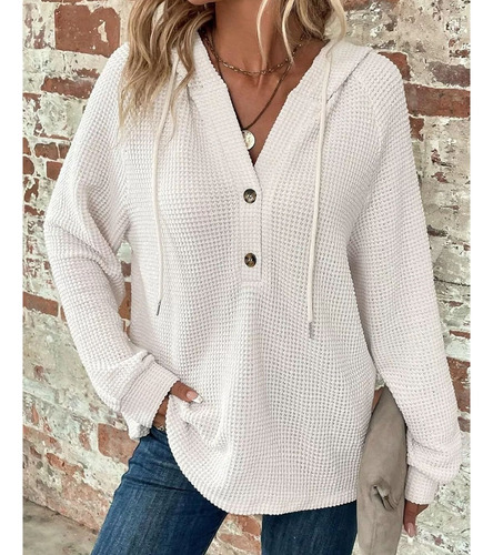 Moletom Com Capuz Feminino Tecido Estilo Casual