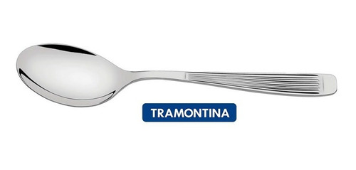 Cuchara De Cafe Athenas Tramontina X 12 Acero Inoxidable Mango Plateado