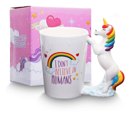 Taza Tazon Unicornio Ceramica 3d Kawaii Mug