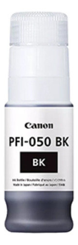 Botella De Tinta Canon Pfi-050 70ml Negro