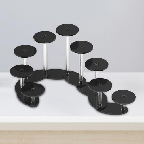 Soporte De Exhibición De Pastel De Acrílico Soporte Negro