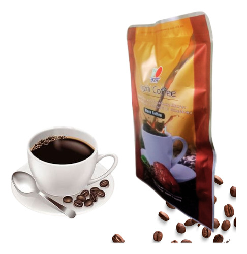Café 2 En 1 Negrito Dxn Con Ganoderma 1 Bolsa De 20 Sobres