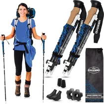 Comprar Bastones De Senderismo Y Trekking Plegables - 2 Bastones De 