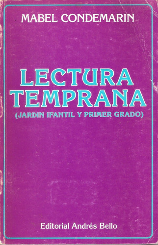 Lectura Temprana _ Mabel Condemarín