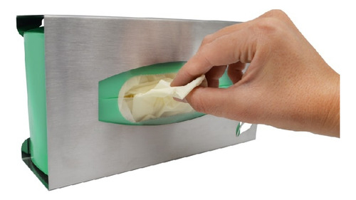 Porta Mascaras Luvas Cirurgicas De Parede Em Inox Biovis Tamanho Único