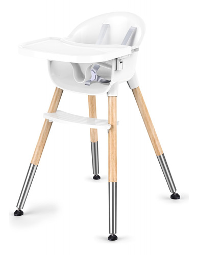 Bellababy Silla Alta Para Bebe, Silla Alta Clasica De Madera