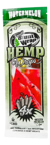 Blunt Wrap Cbd Hemp X 4unds